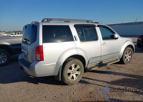 2012 Nissan Pathfinder Silver from USA, damaged, VIN 5N1AR1NBXCC610190